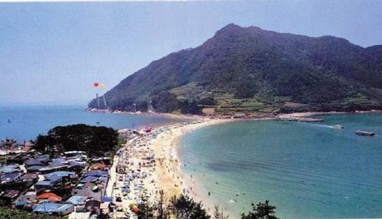 비진도 해수욕장