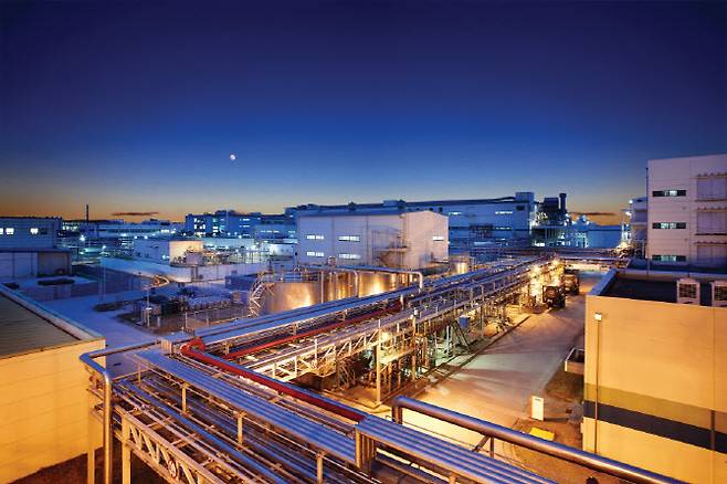 동우화인켐 평택공장 전경.(사진=동우화인켐)