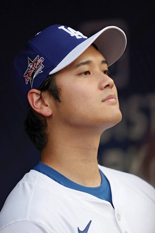 내셔널리그 올스타 지명타자로 출전한 오타니 쇼헤이. AFP연합뉴스