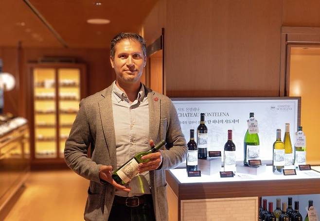 샤또 몬텔레나의 맷 크래프톤(Matt Crafton) 수석 와인메이커.ⓒ신세계L&B