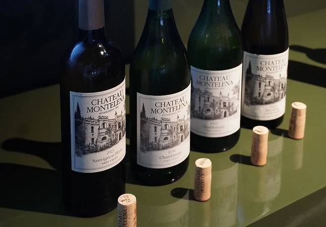 샤또 몬텔레나의 대표 와인들.ⓒ신세계L&B