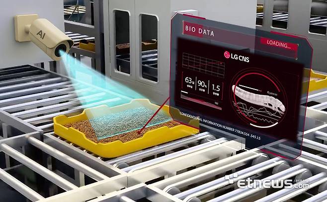 곤충 스마트팩토리팜 서비스 예상 이미지 [사진= LG CNS 제공]