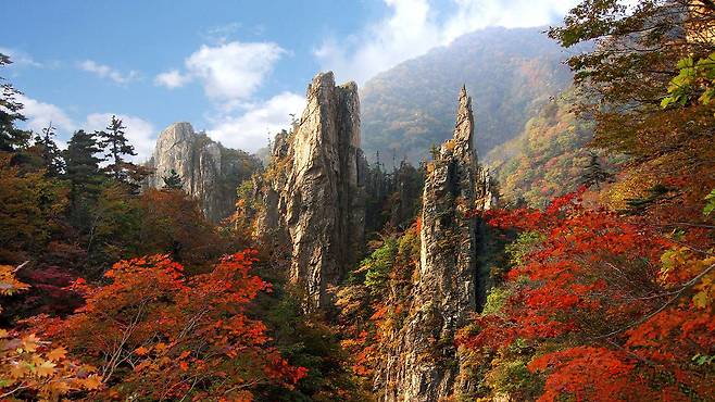 금강산 [연합뉴스/북한 조선중앙TV 제공]