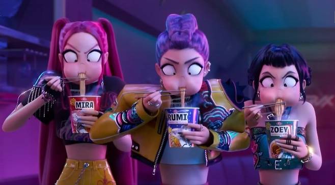 넷플릭스 '케이팝 데몬 헌터스' 장면. 넷플릭스 제공