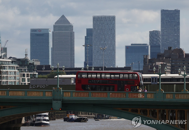 영국 금융가 시티오브런던. [EPA=연합뉴스]