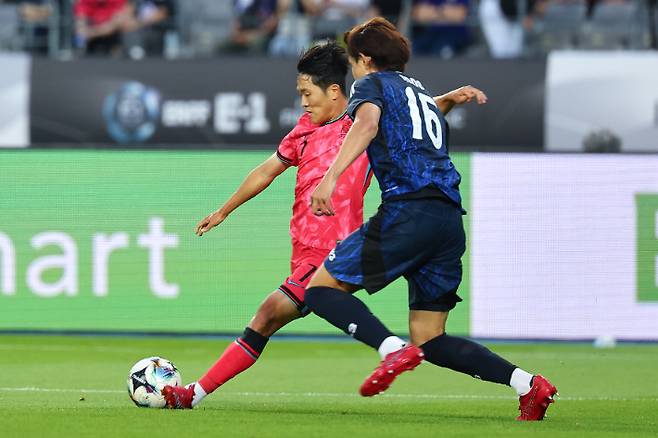 슈팅하는 나상호. 연합뉴스