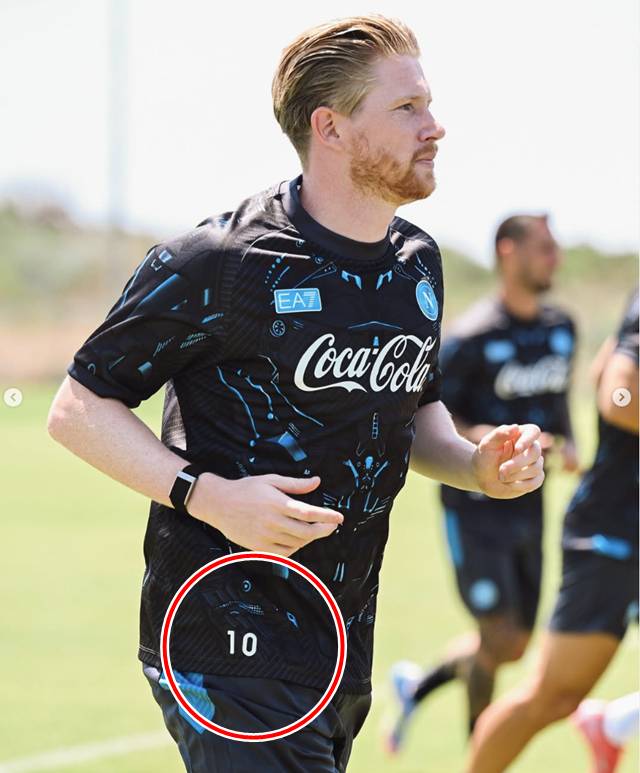 케빈 더 브라위너. /사진=나폴리 SNS