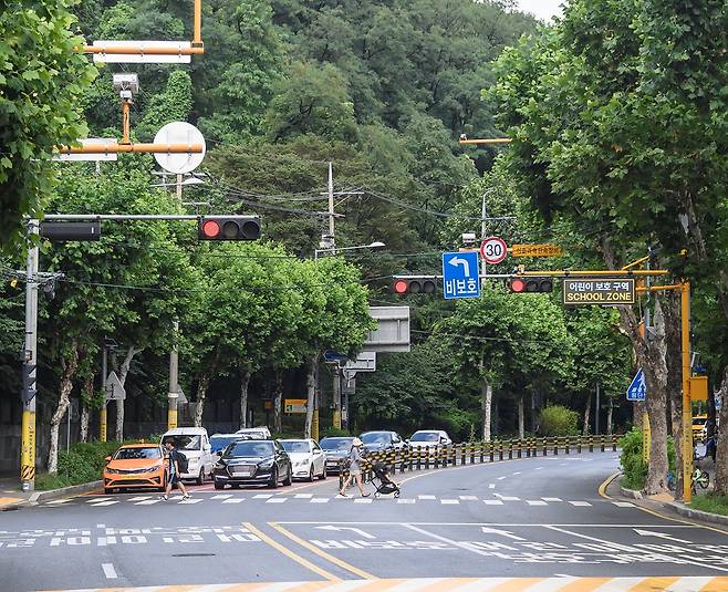 양방향 단속카메라 설치 사진 [양천구 제공. 재판매 및 DB 금지]