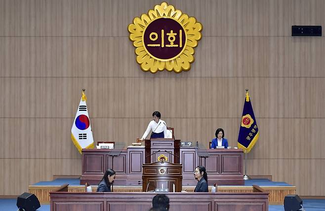 광주시의회 자료사진
[연합뉴스 자료사진]