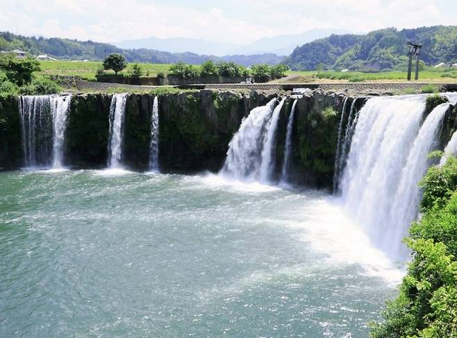 하라지리 폭포 [오이타현 관광정보 공식사이트 캡처. 재판매 및 DB 금지]