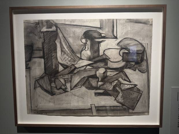 ‘뉴욕의 거장들’ 전시가 열리는 국립아시아문화전당(ACC) 문화창조원 복합6관에 들어서면 가장 먼저 리 크레이스너 작가의 제목 없는 작품을 볼 수 있다. 박찬 기자