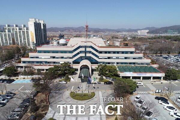 아산시청 전경./아산시