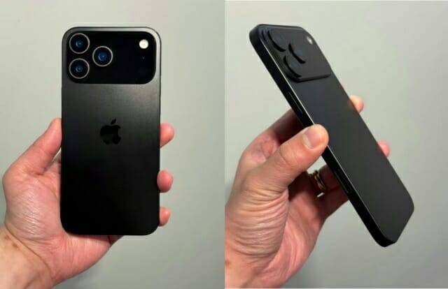 아이폰17 프로 모형 (출처=마진 부 엑스 @MajinBuOfficial)