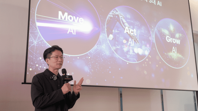 최준기 대동에이아이랩 대표가 17일 미디어 간담회에서 대동의 농업 3대 AI 개발 방향을 설명하고 있다. (사진=대동)