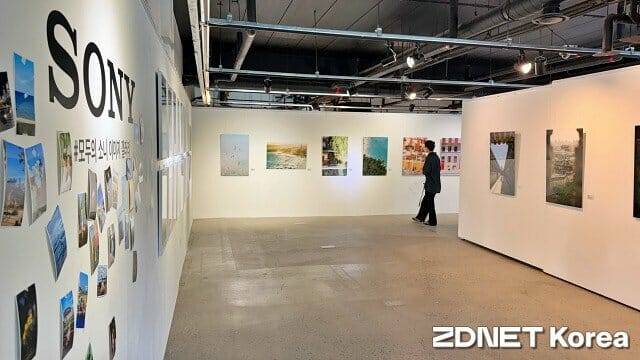 존3에 전시된 일반 소비자 촬영 사진. (사진=지디넷코리아)