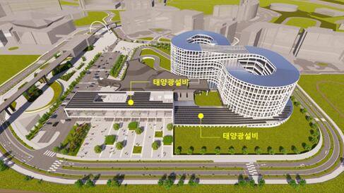 ‘9.81파크 인천공항’ 태양광 시설 조감도. /대성파인텍 제공