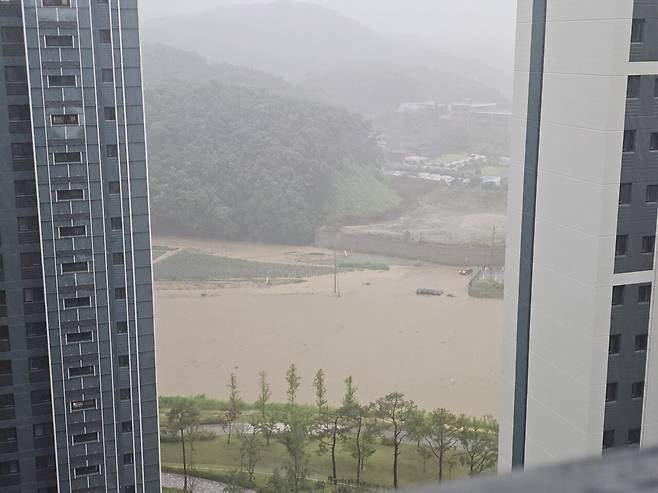 실시간) 천안, 아산 강수 상황