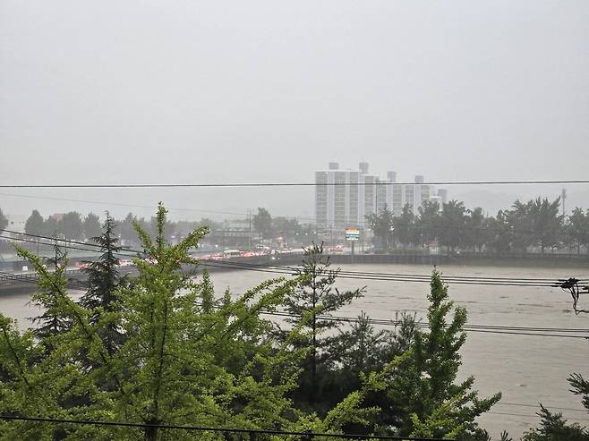 실시간) 천안, 아산 강수 상황