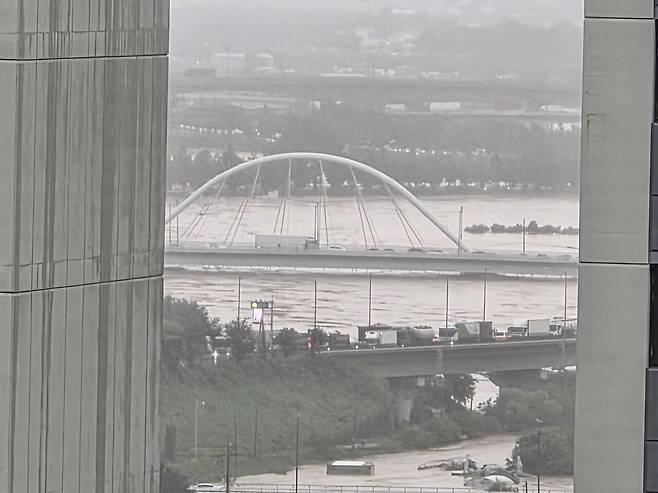 실시간) 천안, 아산 강수 상황