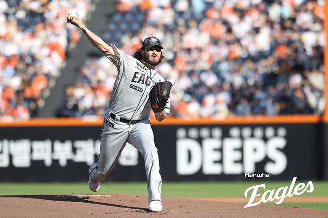한화 이글스 외국인 투수 코디 폰세. 한화 제공