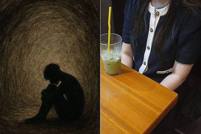 임지선 씨는 CBS노컷뉴스 취재진을 만나 삶과 죽음의 기로에서 방황했던 고립 경험을 들려주었다. 양민희 기자·AI 생성 이미지