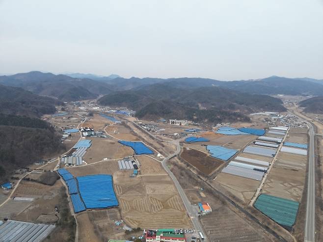 기업혁신파크 예정 부지 전경. 춘천시 제공