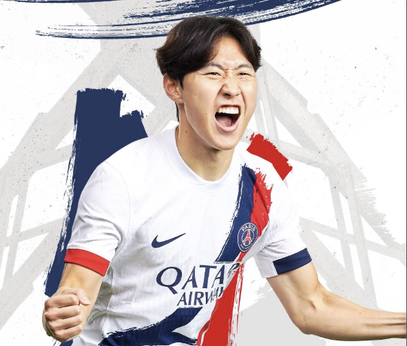 이강인. PSG 홈페이지