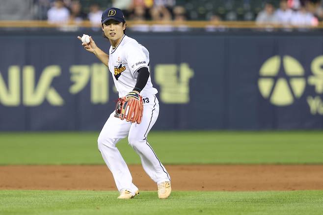 두산 이유찬. 두산베어스 제공