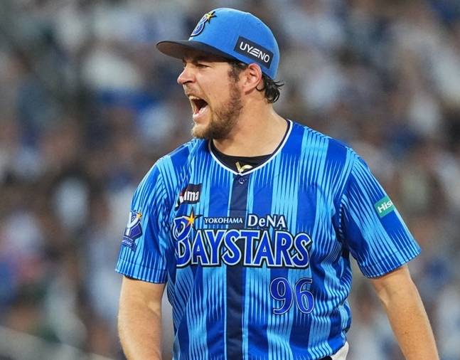 바우어. /사진=요코하마 베이스타즈 공식 SNS