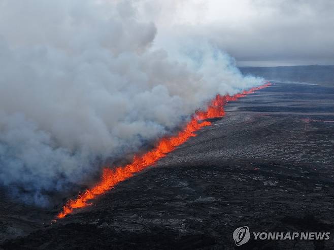 아이슬란드 화산 분화 [AFP 연합뉴스]
