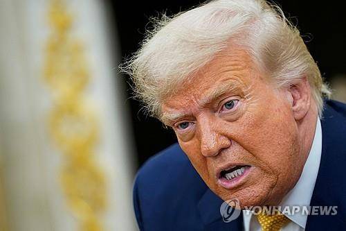 트럼프 미국 대통령 [워싱턴 로이터=연합뉴스 재판매 및 DB금지]