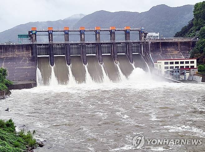 괴산댐 [괴산군 제공. 재판매 및 DB 금지]