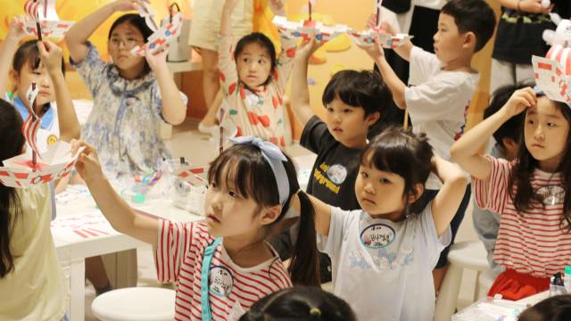 대백프라자갤러리에서 진행되는 어린이 미술 체험전