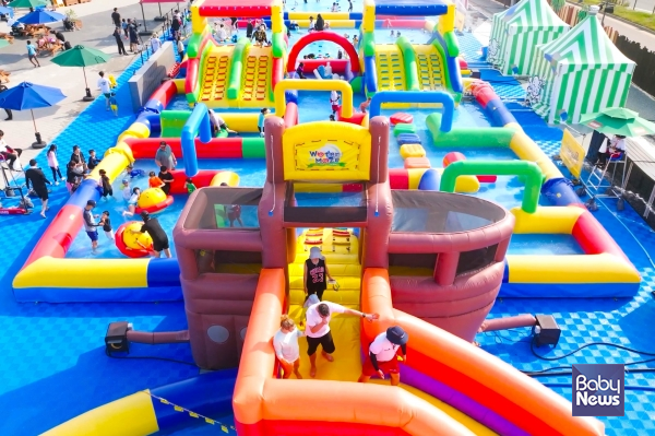 여름 시즌 워터 어트랙션 '워터메이즈(Water Maze)' ⓒ레고랜드 코리아 리조트