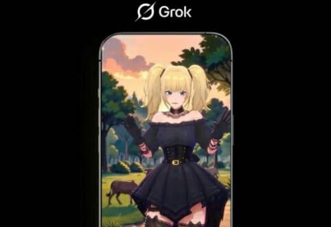 그록이 공개한 여성 캐릭터 애니(사진=그록)