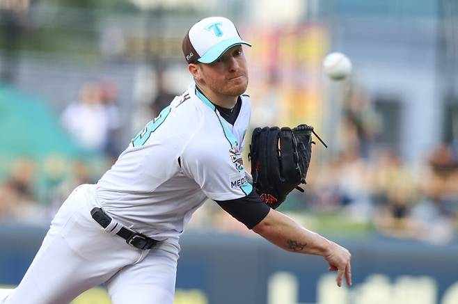 ▲투구하는 아담 올러 [KIA 타이거즈]