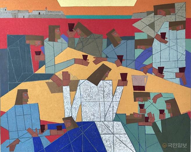 '오! 예수, 마지막 만찬' 100호 2023. 이도선 작가 제공