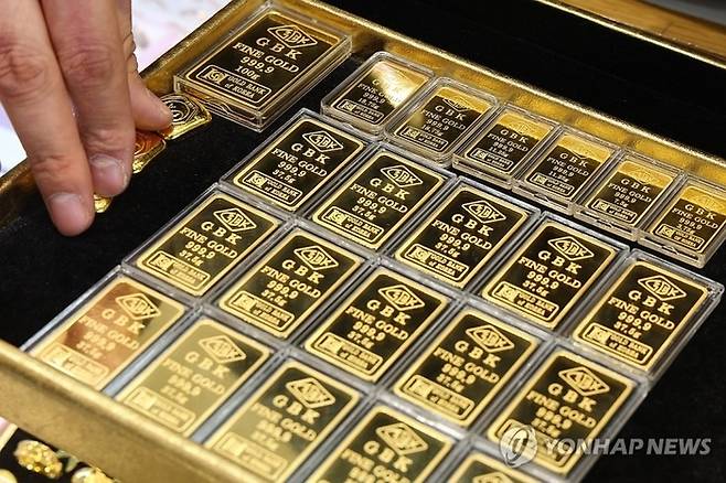 골드바 사진<연합뉴스>