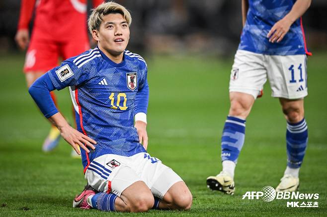 일본 축구 대표팀 공격의 한 축을 담당하고 있는 도안 리츠. 사진=AFPBBNews=News1