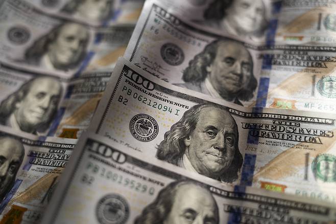 미국 달러 지폐. [게티이미지]