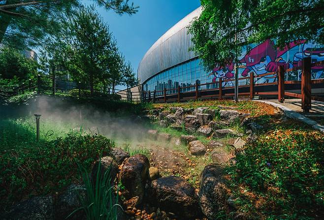 [서울=뉴시스]안개정원.