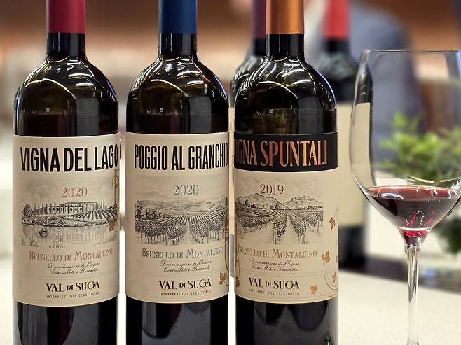 발 디 수가 싱글빈야드 와인. 최현태 기자