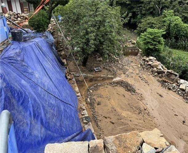 서산 개심사 피해 모습. 국가유산청 제공