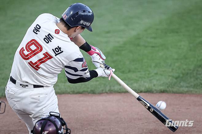 ▲ 윤동희 ⓒ롯데 자이언츠