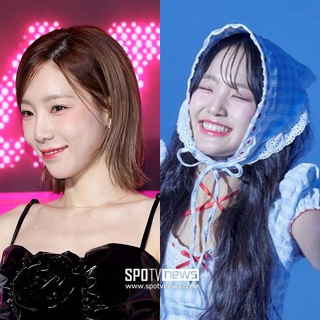 ▲ 소녀시대 태연(왼쪽), 김태연. ⓒ곽혜미 기자, K타이거즈 엔터테인먼트