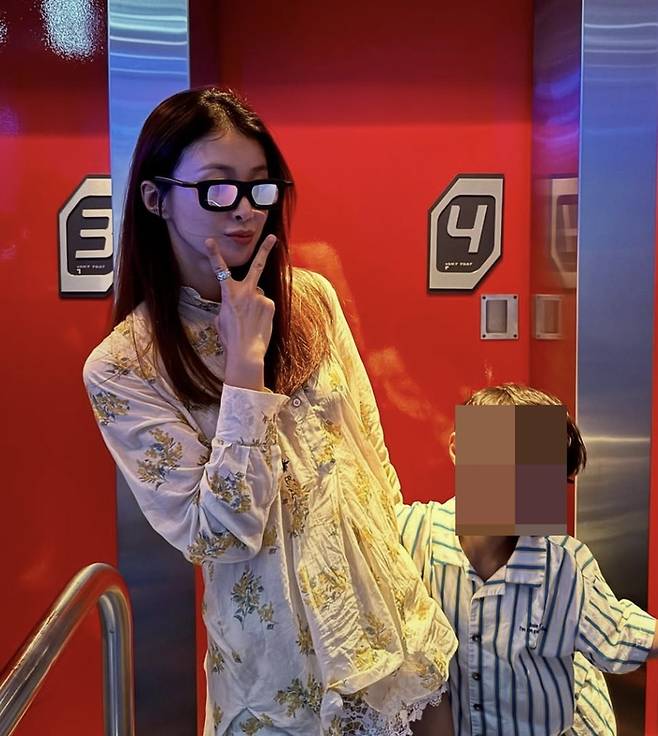 이시영 모자. 사진| 이시영 SNS