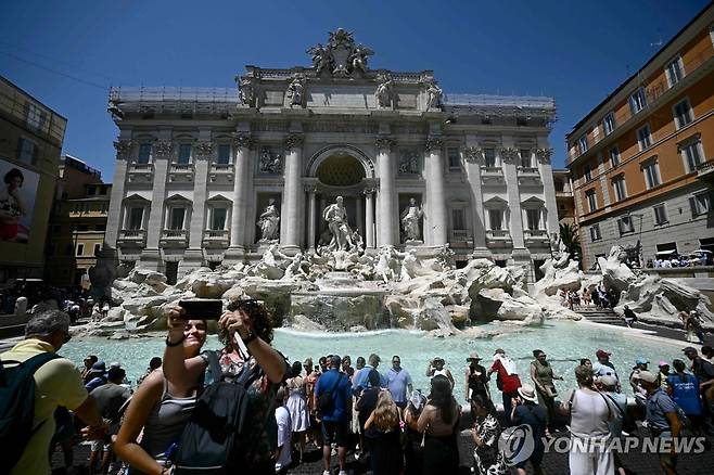 로마 트레비 분수 [AFP 연합뉴스 자료사진. 재판매 및 DB 금지]