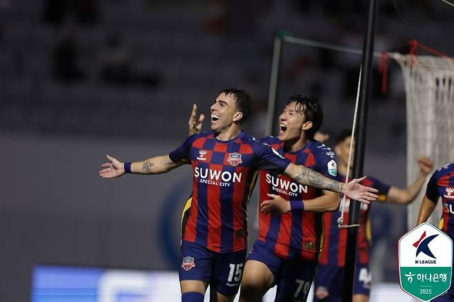 김경민 자책골 끌어낸 안드리고 [한국프로축구연맹 제공. 재판매 및 DB 금지]