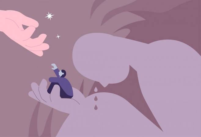 슬픔을 나타내는 이미지. 게티이미지뱅크 제공