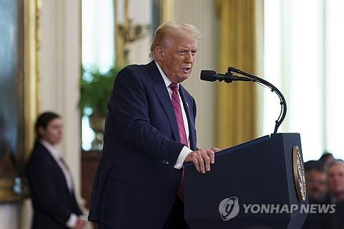 도널드 트럼프 미국 대통령. 연합뉴스